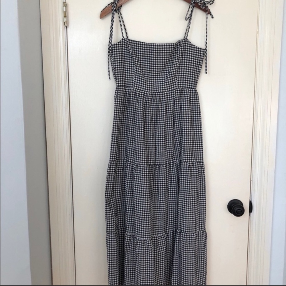 Park & fifth tiered gingham dress